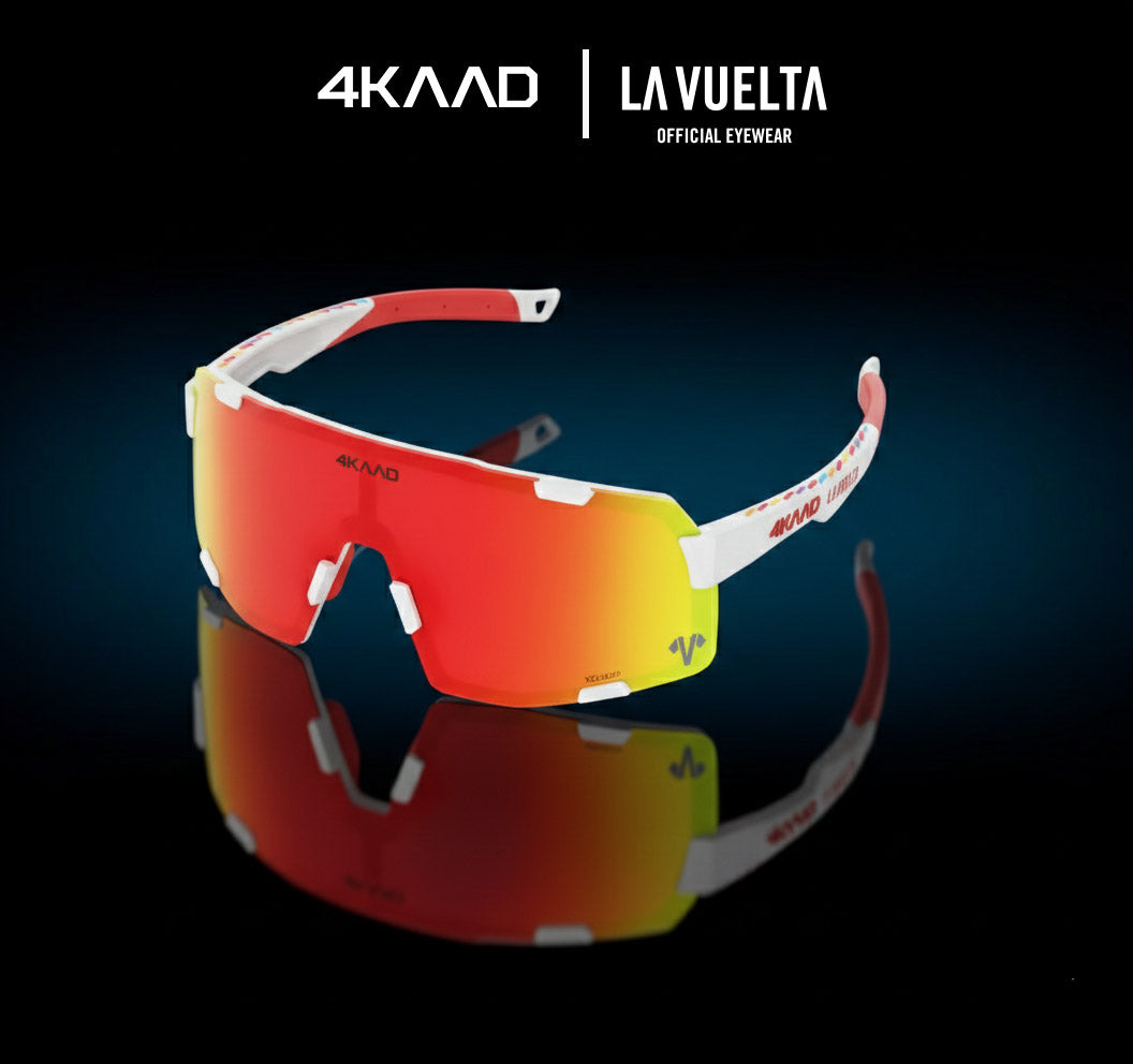 La Vuelta Cycling Sports glasses available at 4KAAD. - 4KAAD