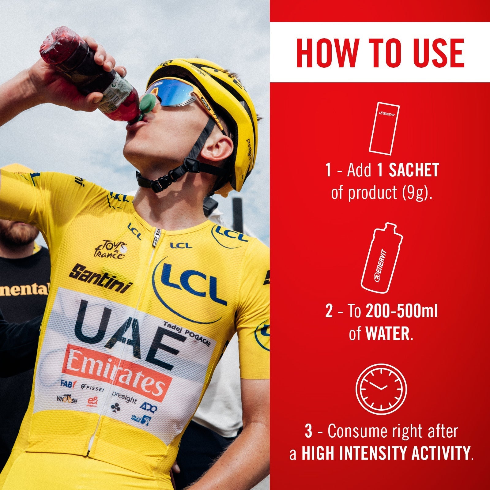 Best nutrition products from Enervit for cycling and sports by 4KAAD