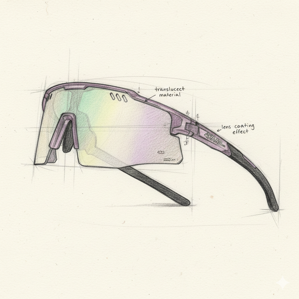 Sports Eyewear design made in the Nordics - benchmark in sports glasses by 4KAAD
