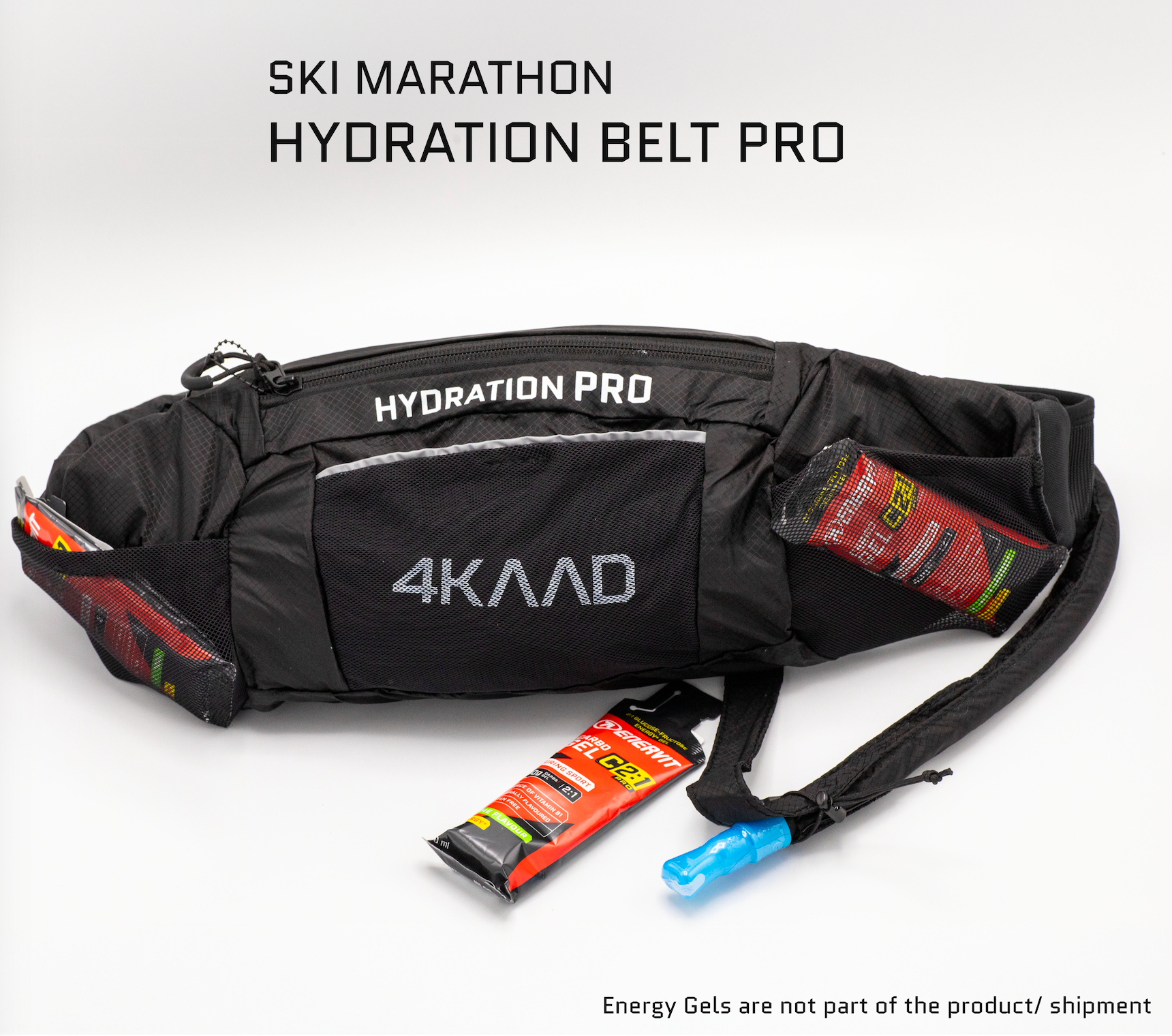 The best ski marathon drink belt we have designed - perfect fit, made for the cold - 4KAAD