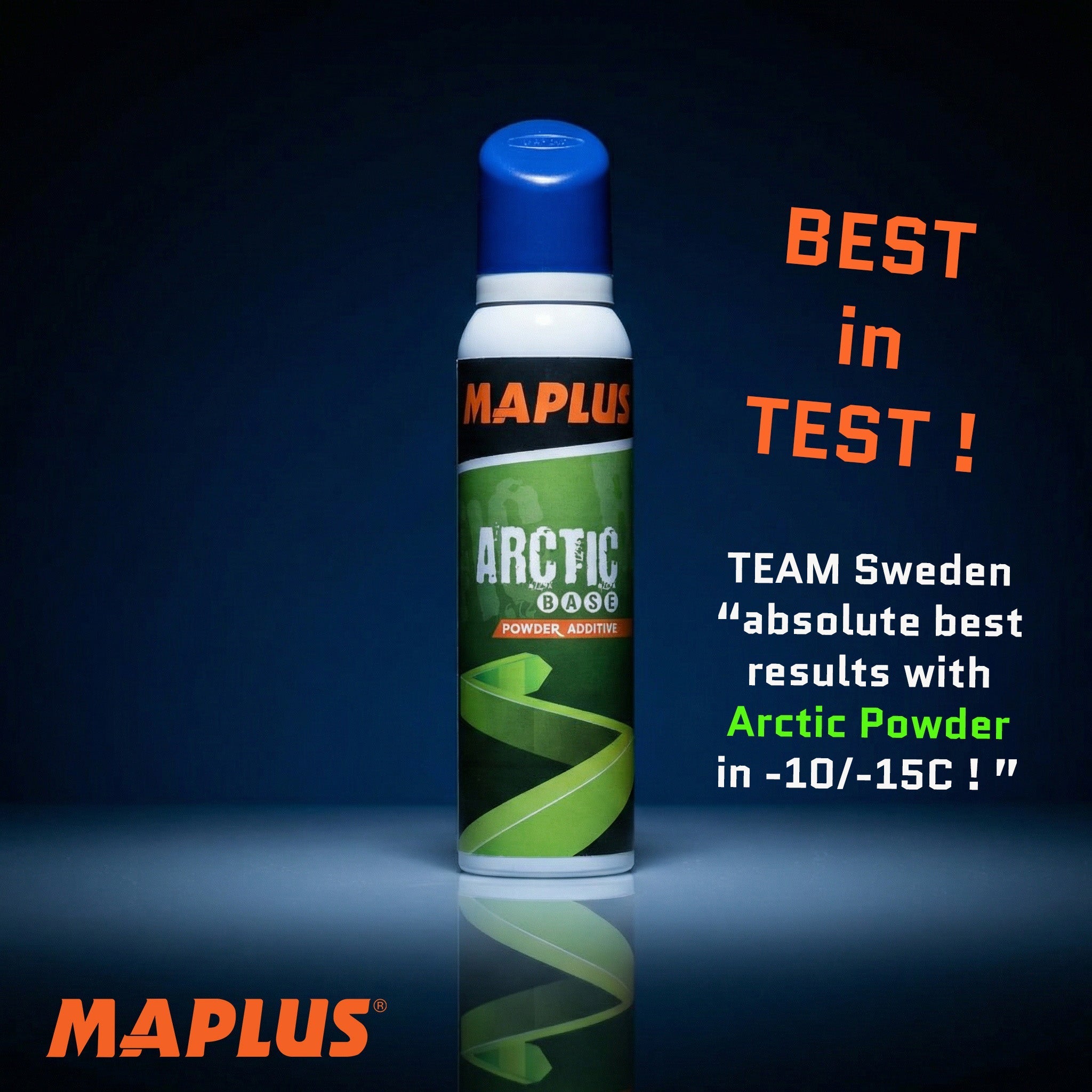 The best ski wax in cold conditions, Maplus Arctic Powder - 4KAAD