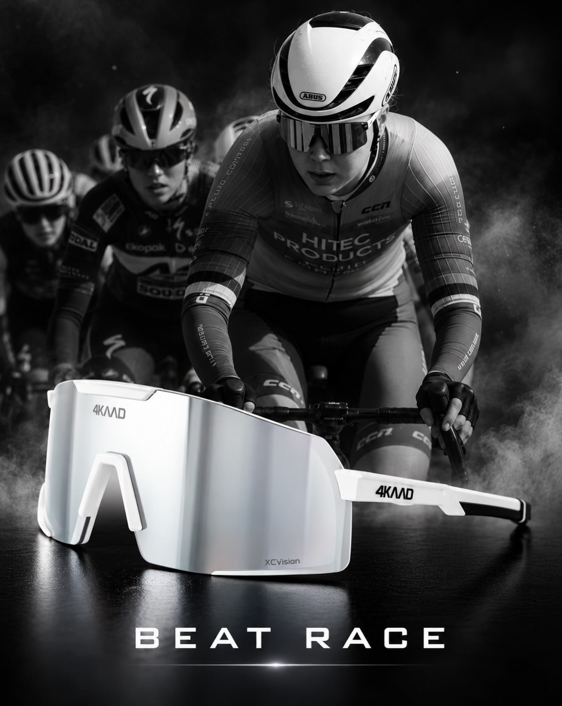 The 4KAAD BEAT RACE sports eyewear was created for athletes