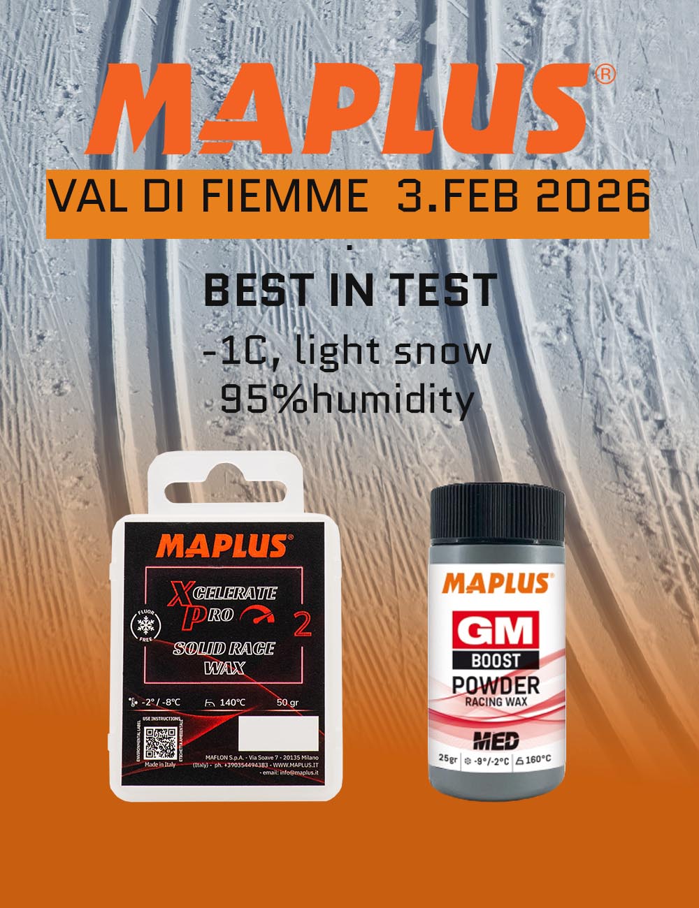 Maplus GM Boost ja Maplus Xcelerate -jauheet testivoittajina Val di Fiemmessä - 4KAAD