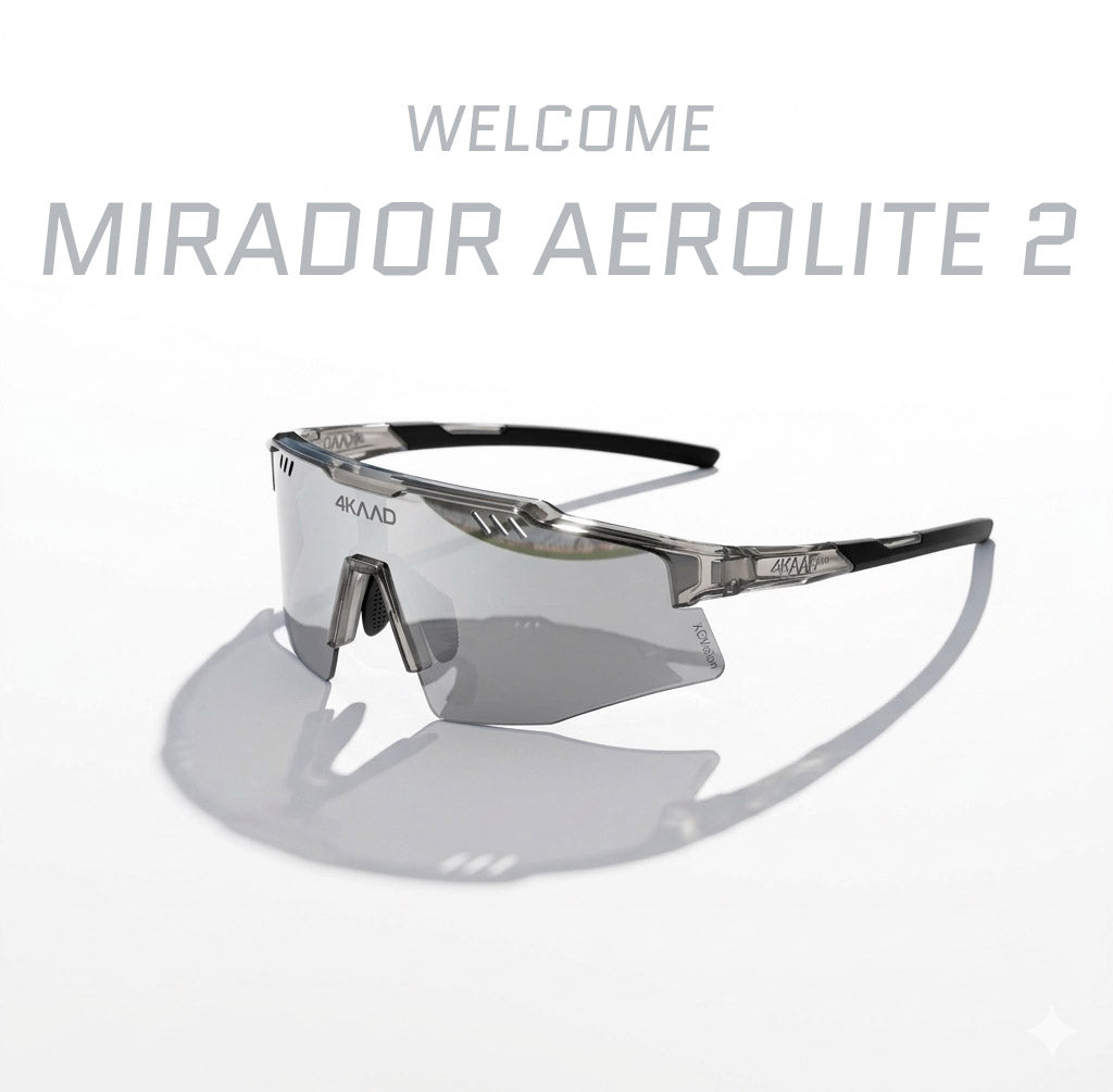 the best sports glasses for cycling, the Mirador Aerolite 2 - 4KAAD