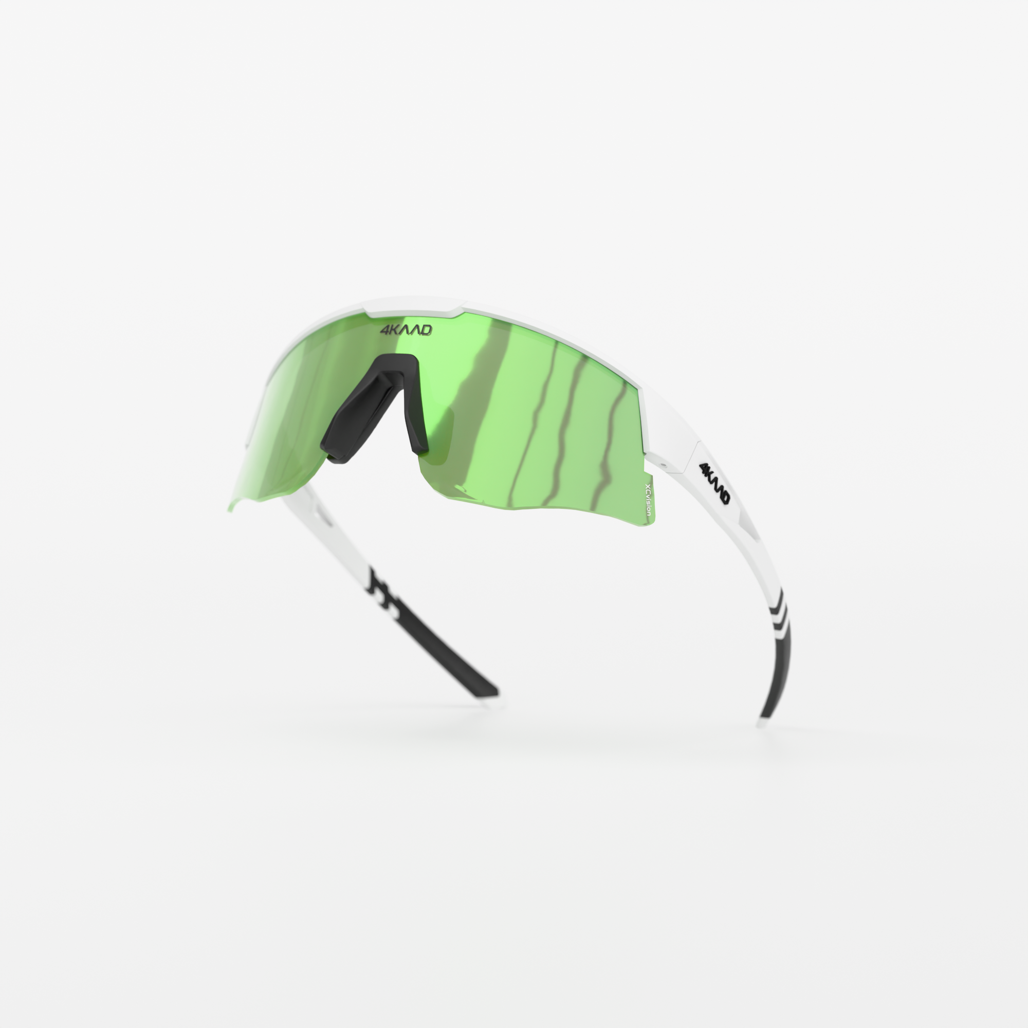 MIRADOR AEROLIGHT,  white-black, green mirror - 4KAAD