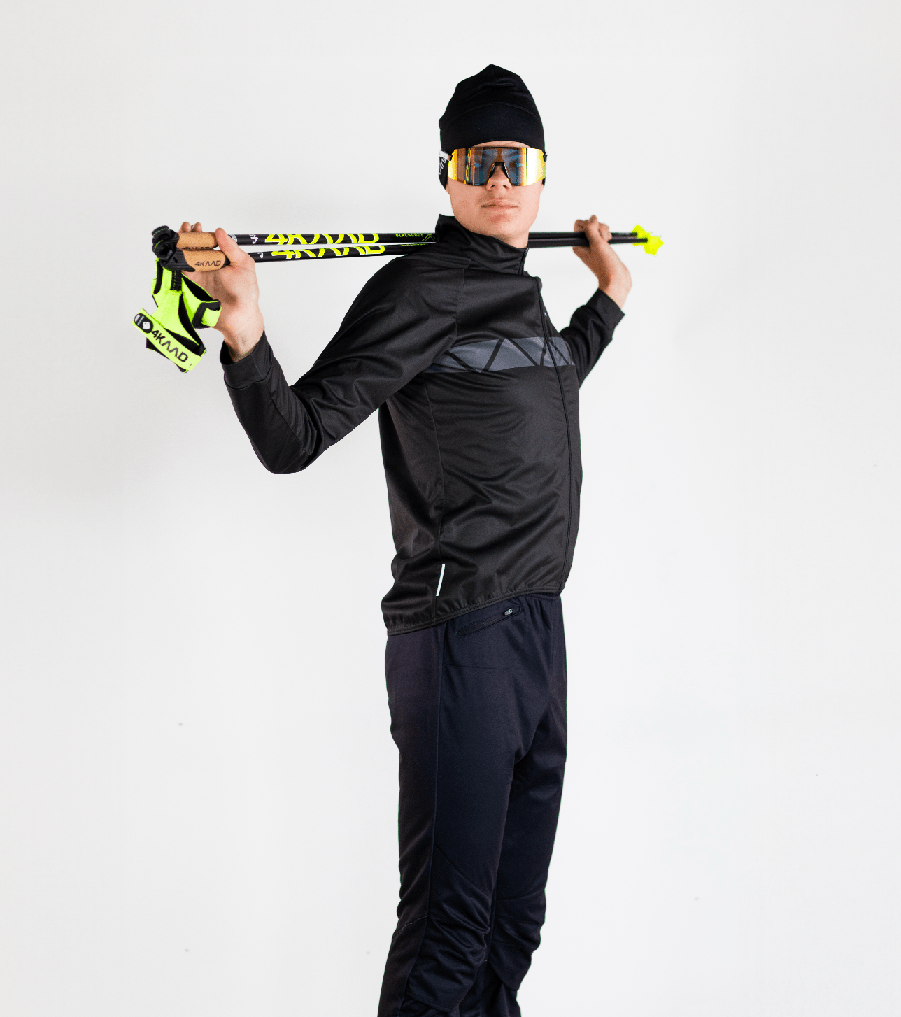 Cevi Jacket Men elastic black running 4KAAD