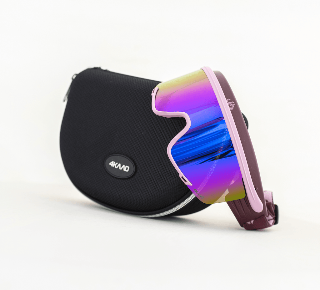 SNOW EAGLE 2 Ski Goggles - Wild Rose with Pink Mirror Lens - 4KAAD