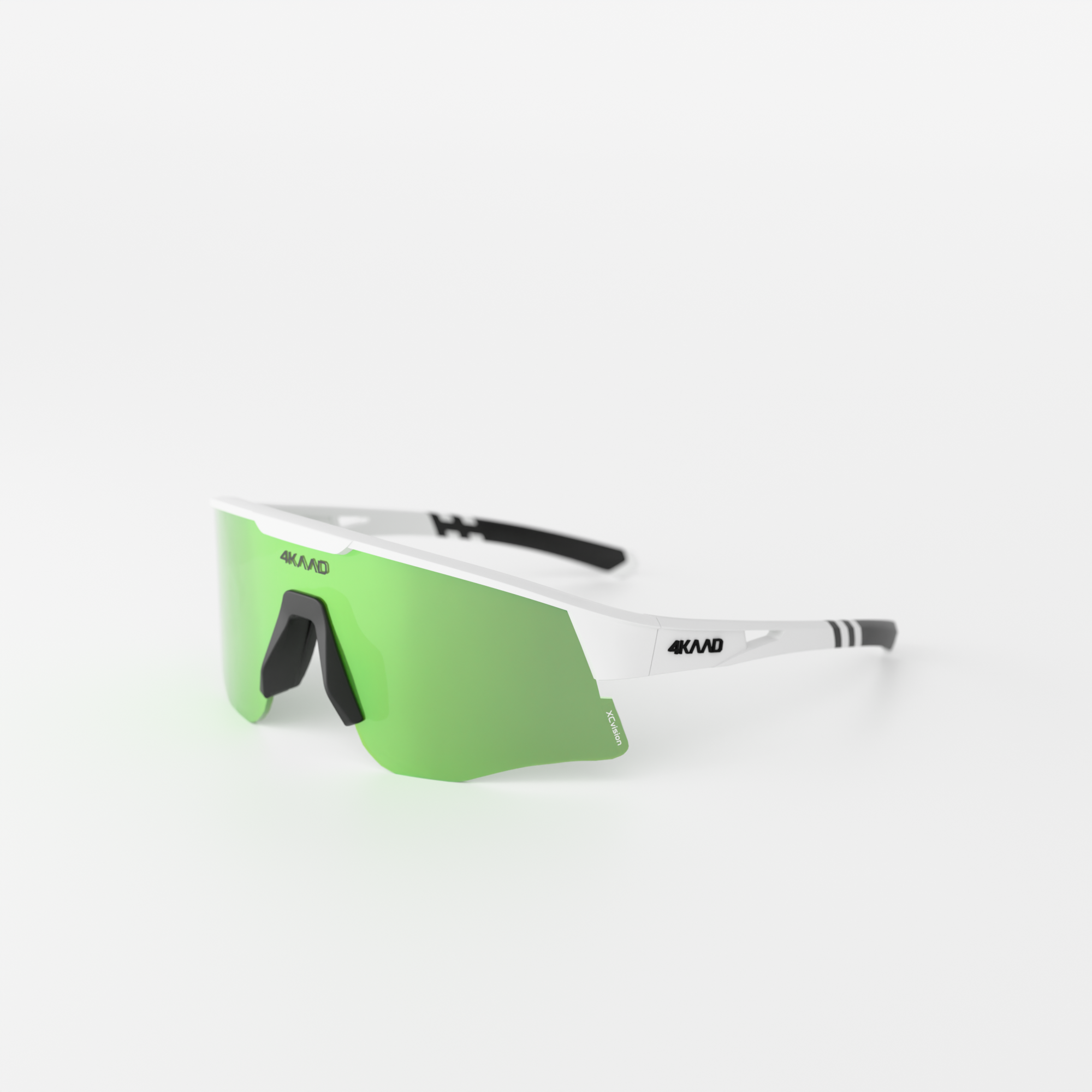 MIRADOR AEROLIGHT,  white-black, green XCvision MULTI LAYER MIRROR lens - 4KAAD