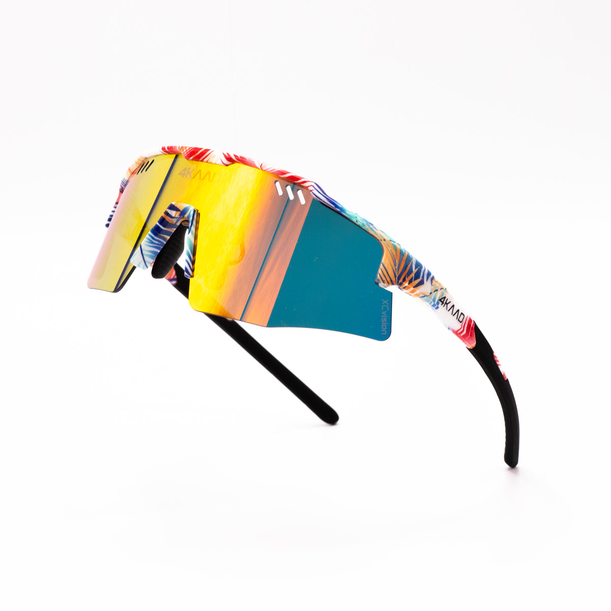 MIRADOR AEROLITE 2  TRI, palm red blue, orange mirror - 4KAAD