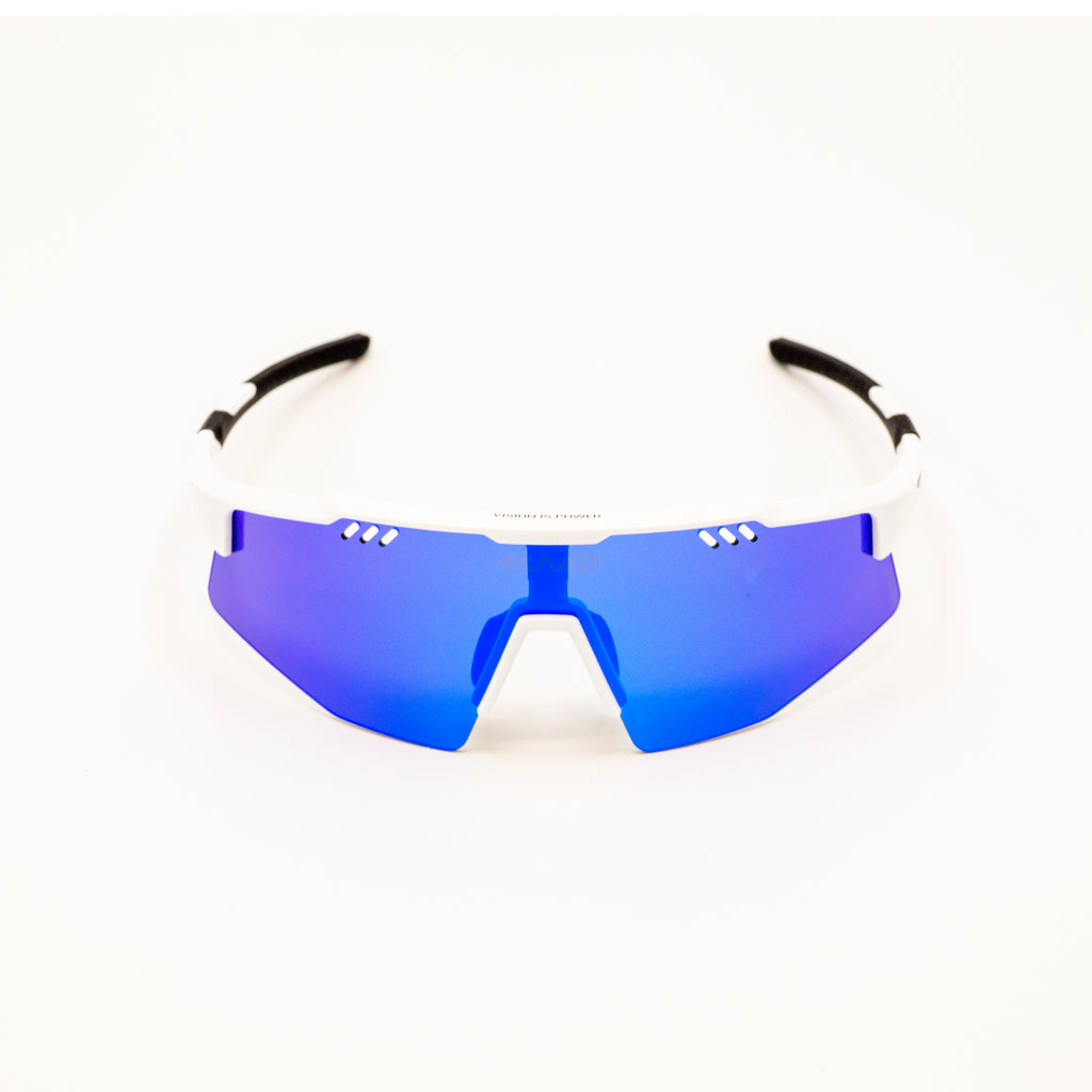 MIRADOR AEROLITE 2  white matt, blue mirror - 4KAAD