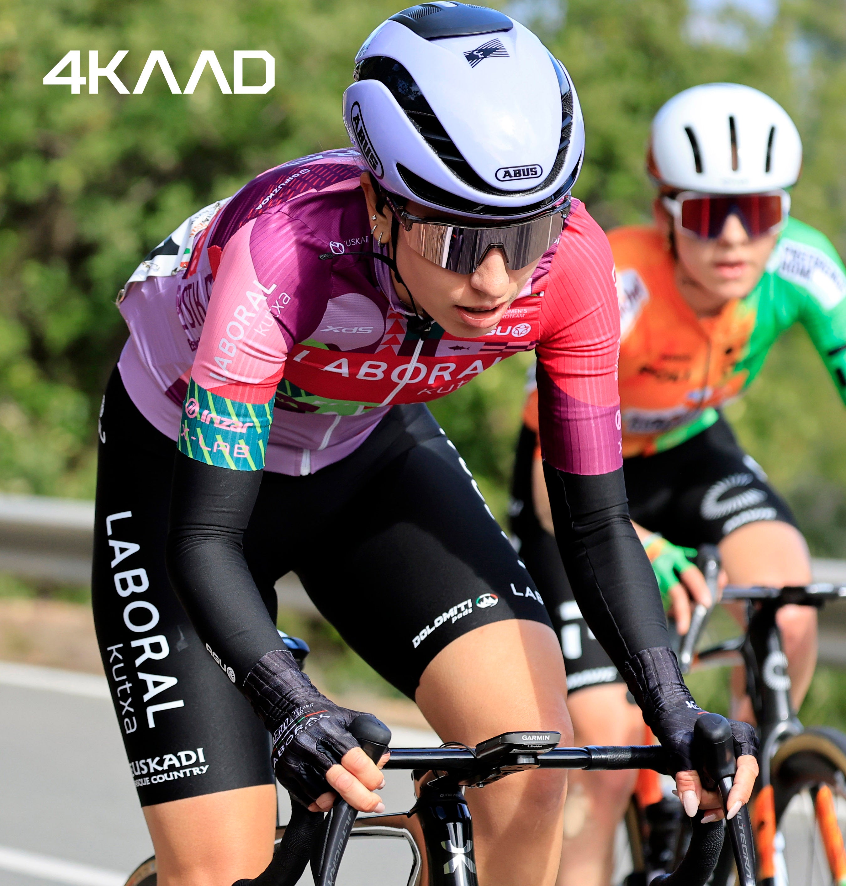 AXENDO La Vuelta , blanc noir, miroir argenté