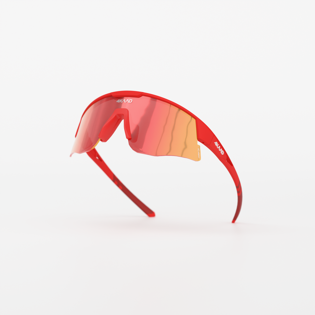 MIRADOR AEROLIGHT,  red transparent, red mirror - 4KAAD