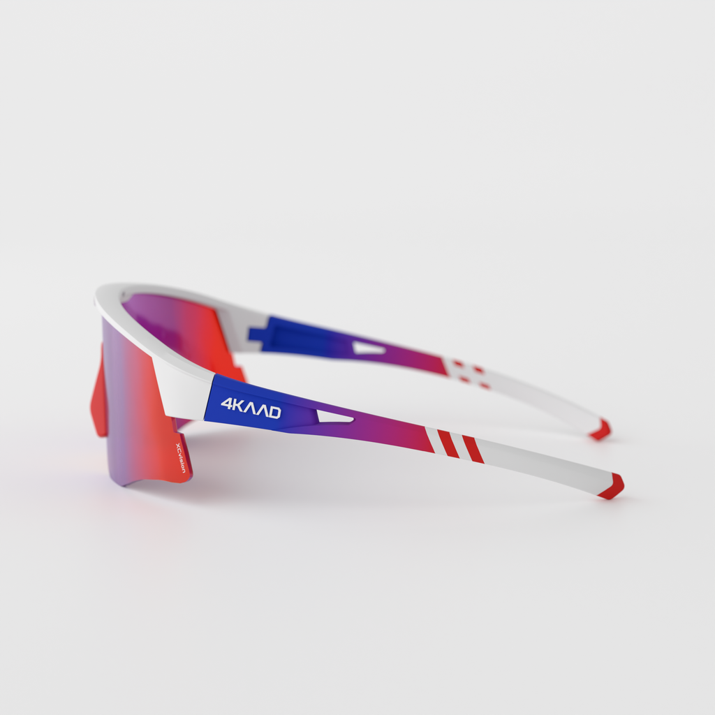 MIRADOR AEROLIGHT, white blue, purple-red mirror - 4KAAD