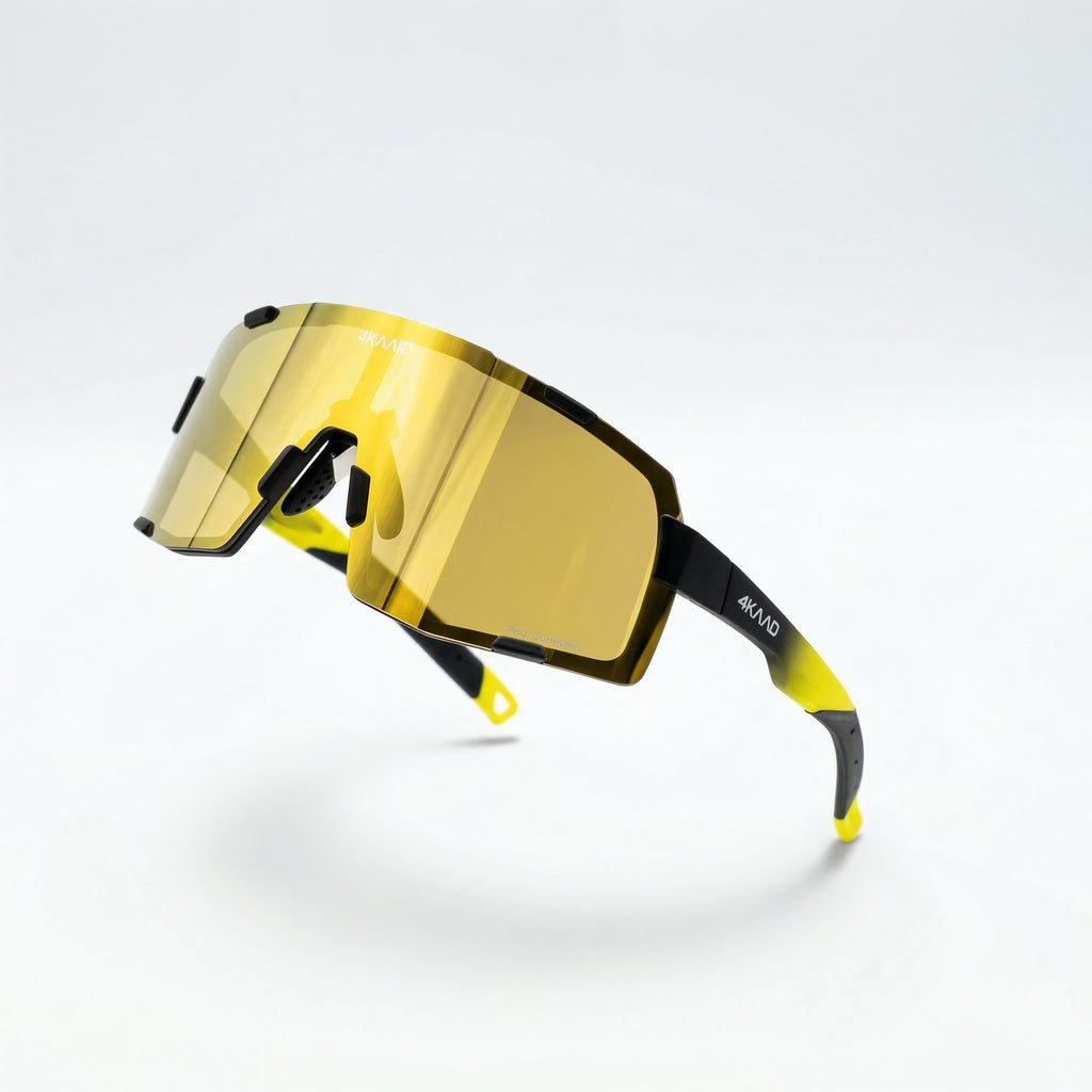 AXENDO SPORT blanc noir, miroir argenté