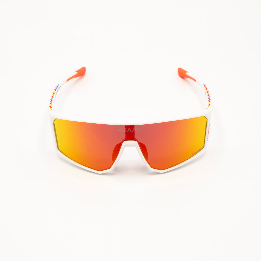 CLASICO PRO La Vuelta white , red multilayer mirror