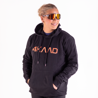 4KAAD Brand Terry Sweater, musta