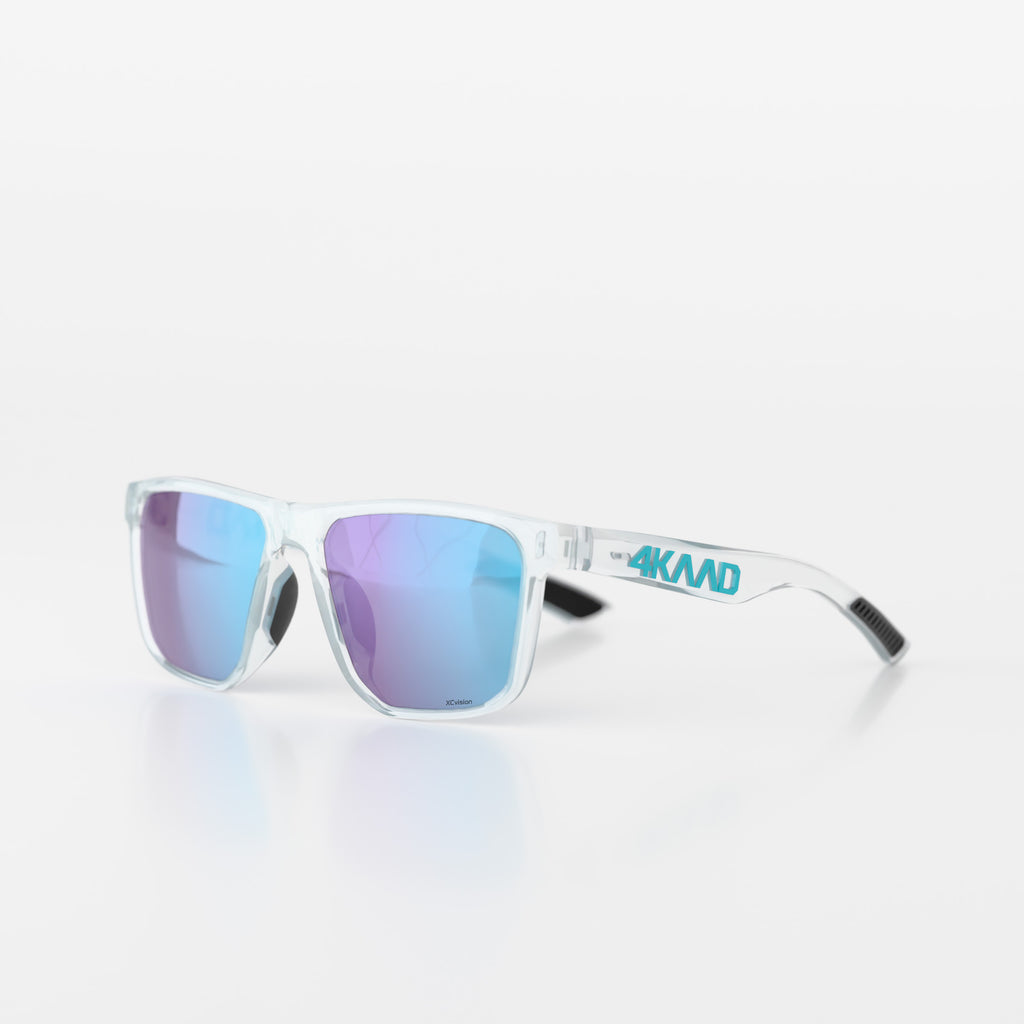 SUNSET EXPLORER Sports Sunglasses - Blue & Ice - 4KAAD