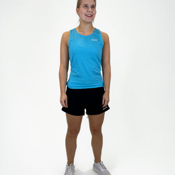 Track women shorts, running, with inner tight