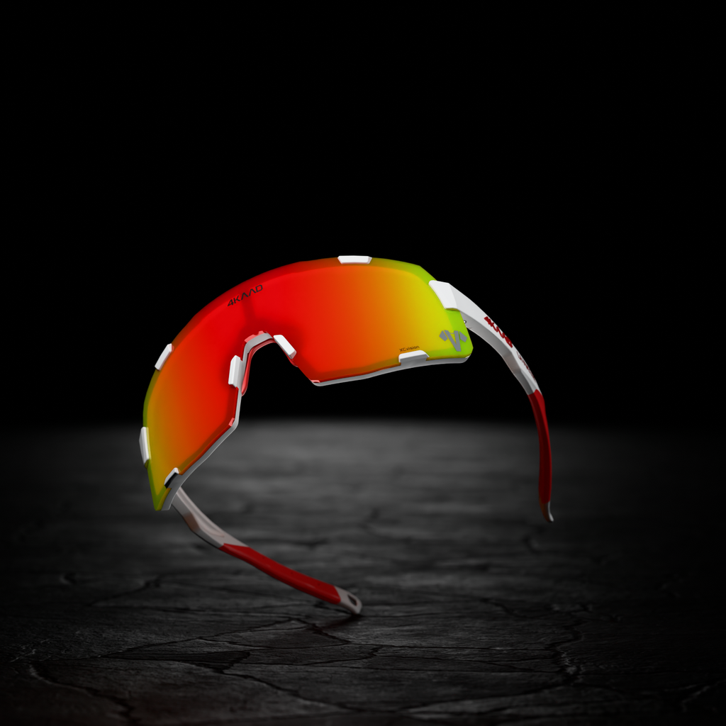 AXENDO La Vuelta , blanc noir, miroir argenté