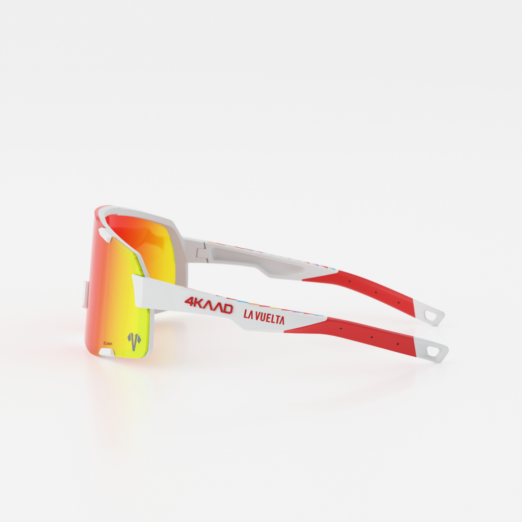 AXENDO La Vuelta , blanc noir, miroir argenté