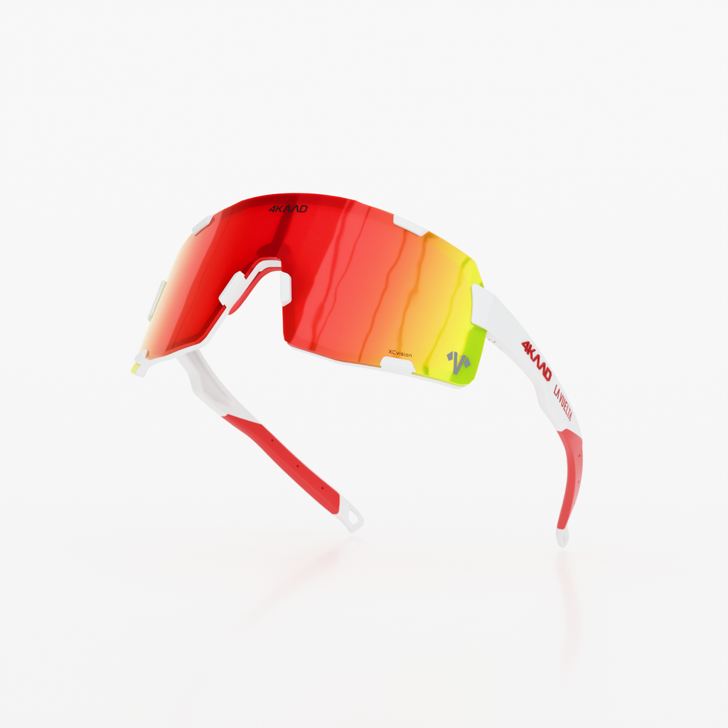 AXENDO La Vuelta , blanc noir, miroir argenté