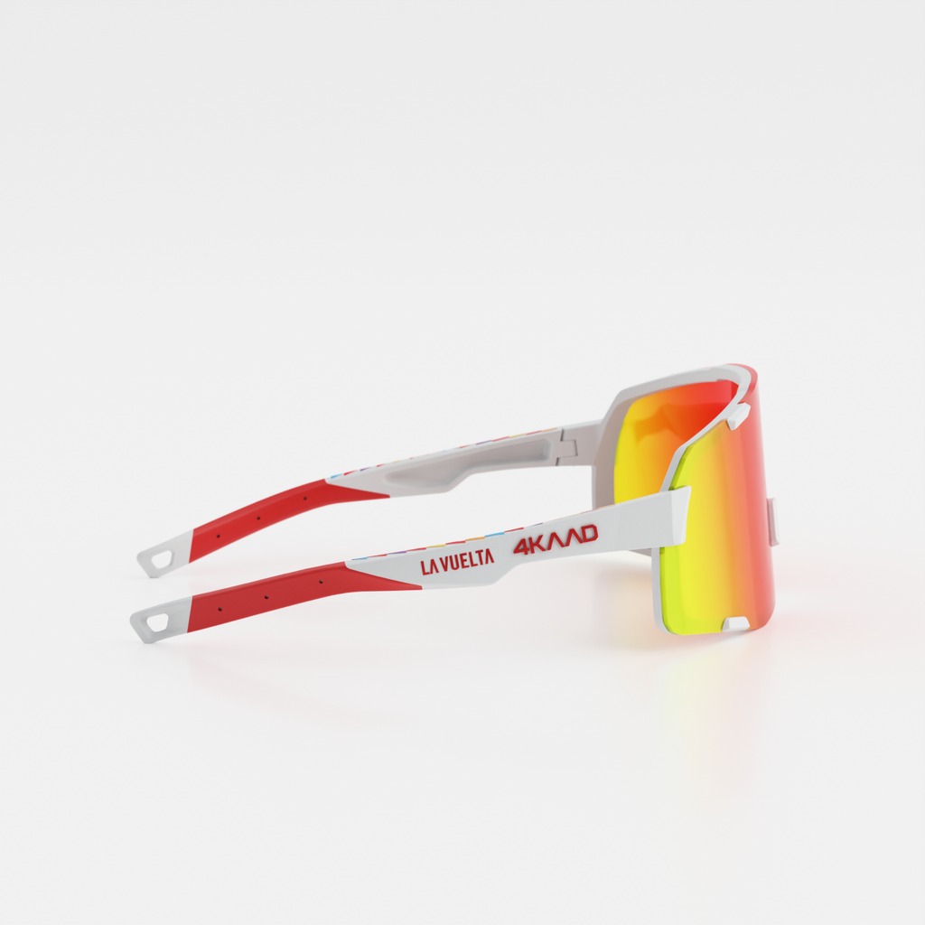 AXENDO La Vuelta , blanc noir, miroir argenté