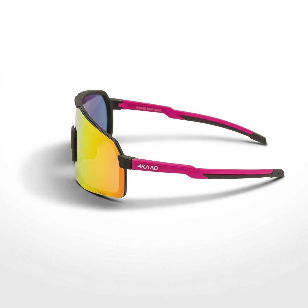 BEAT RACE Cycling Glasses - Pink & White XCvision MULTI LAYER MIRROR Lens - 4KAAD