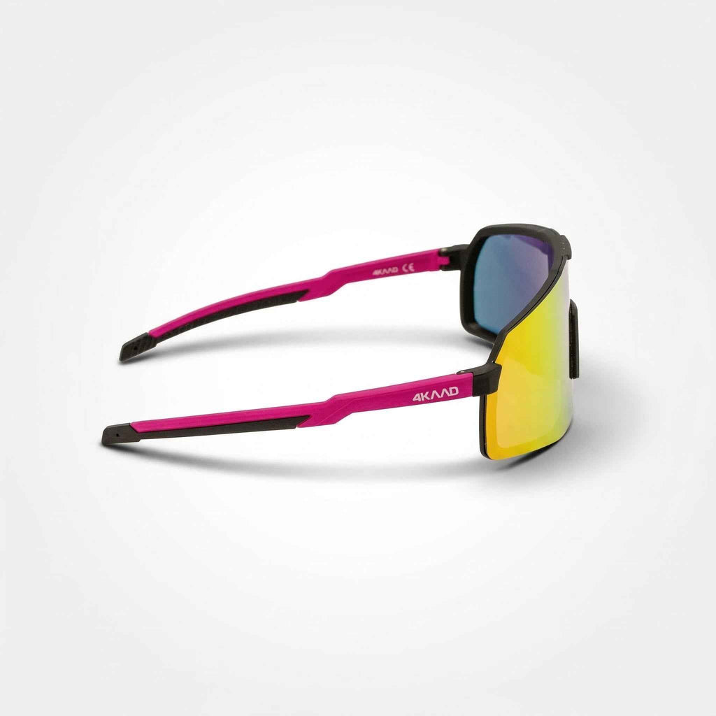 BEAT RACE Cycling Glasses - Pink & White XCvision MULTI LAYER MIRROR Lens - 4KAAD