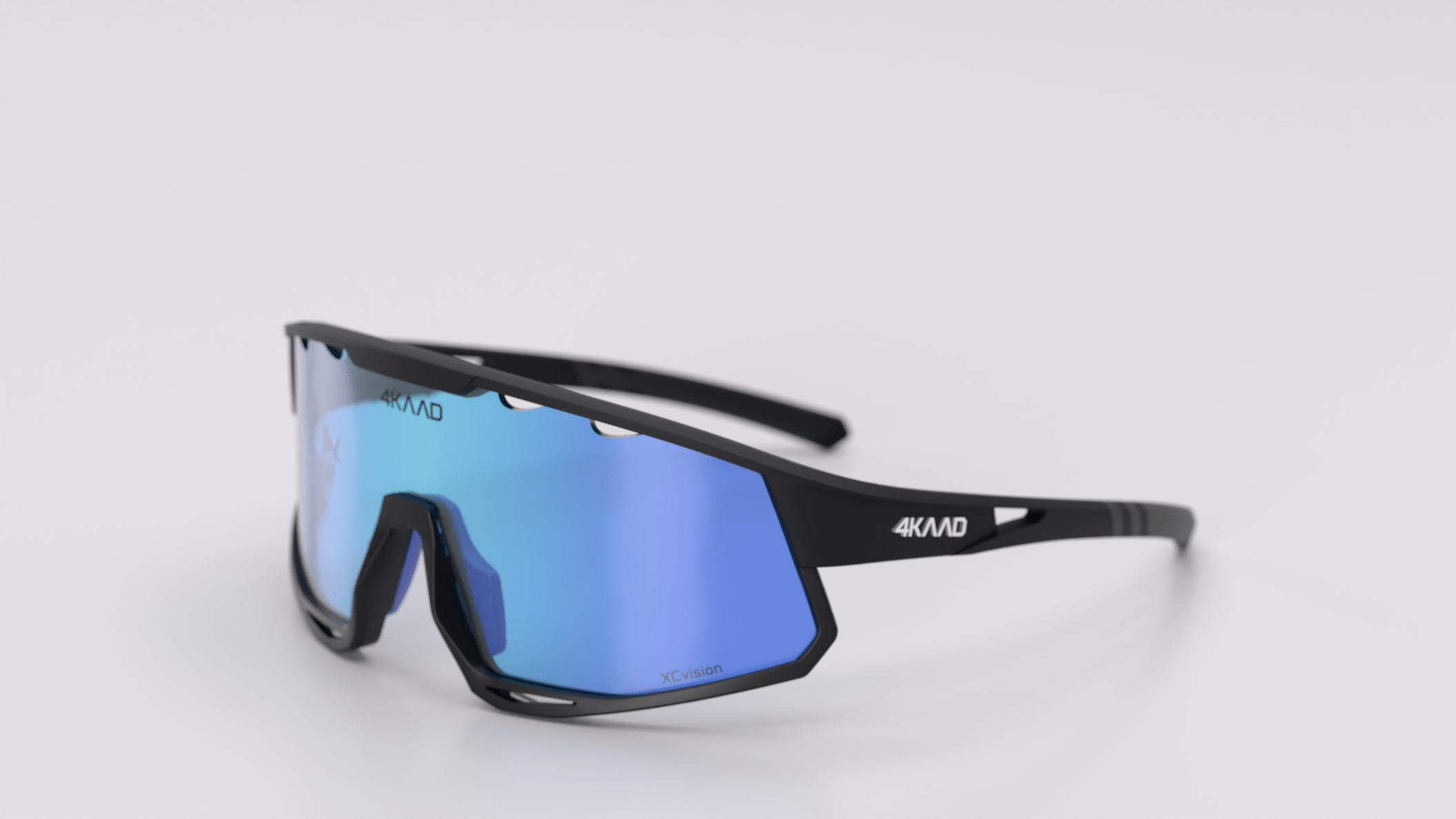 MIRADOR Sports Glasses - Black & Blue XCvision MULTI LAYER MIRROR Lens - 4KAAD
