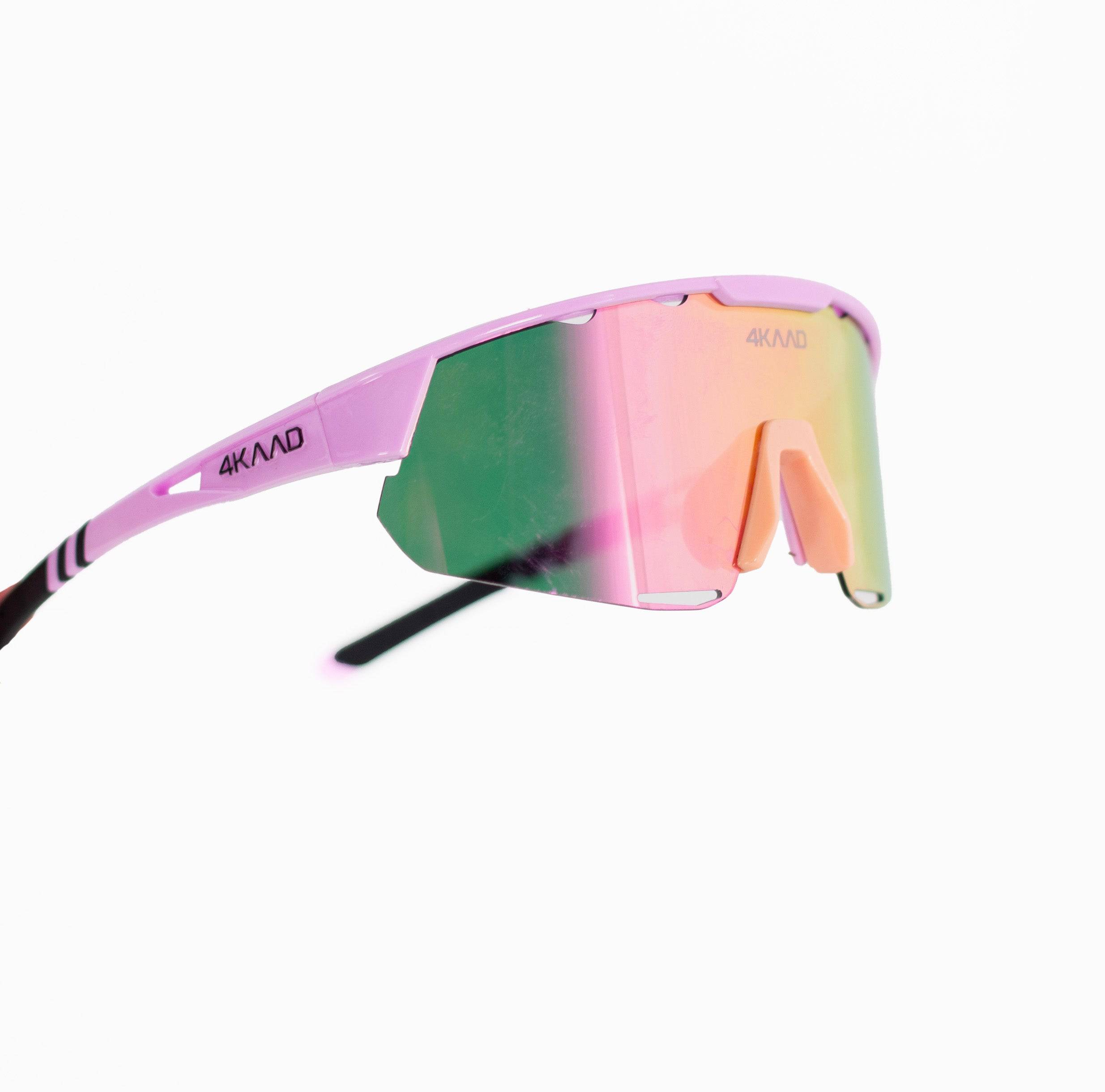 MIRADOR Sports Glasses - Pink with Pink Mirror Lens - 4KAAD