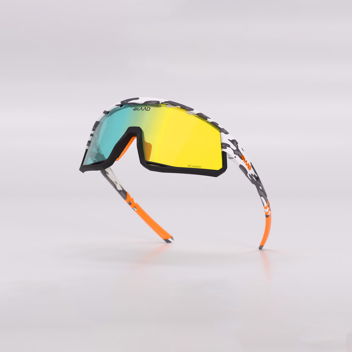 MIRADOR Sports Glasses - Camo Orange Multi Layer Mirror lens - 4KAAD