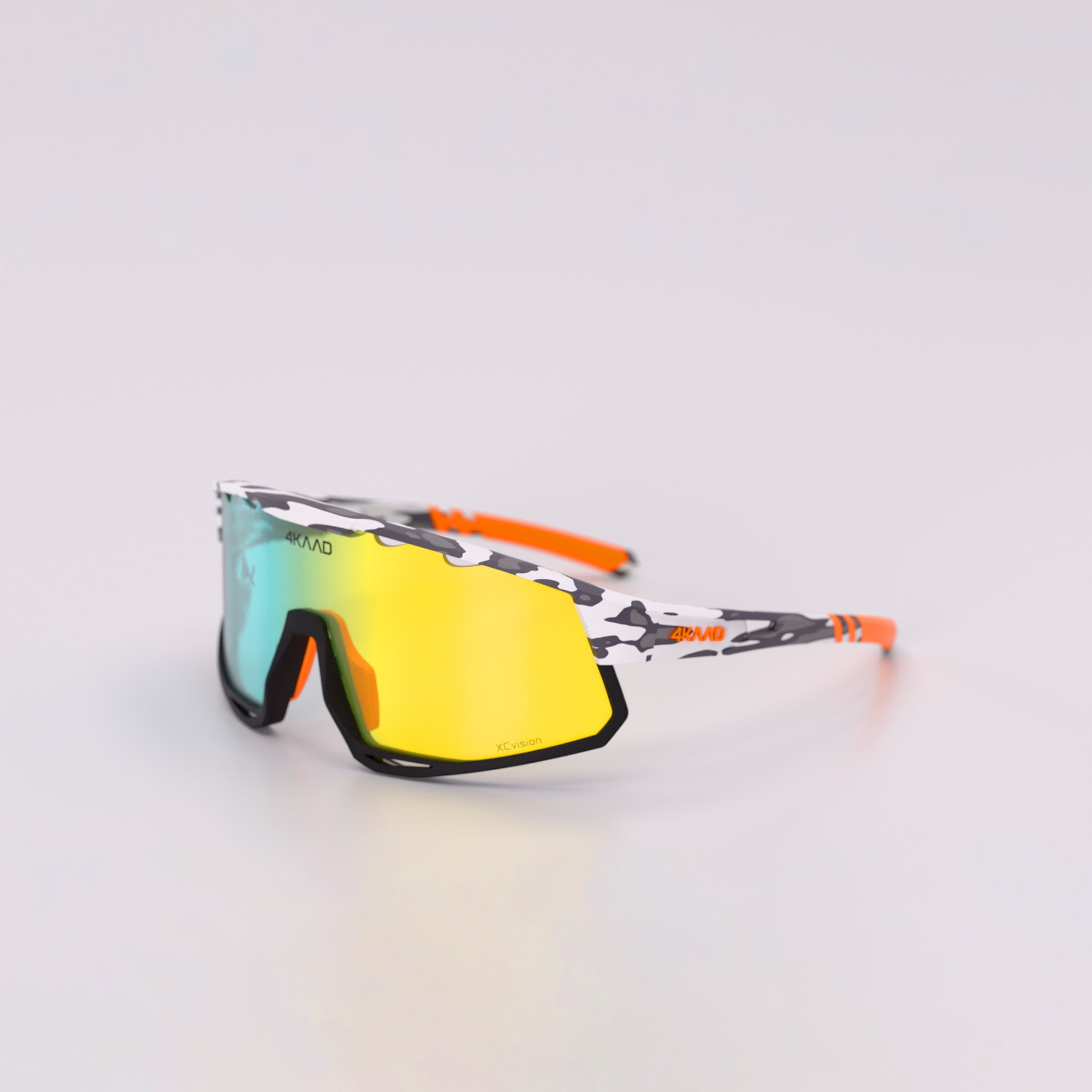 MIRADOR Sports Glasses - Camo Orange Multi Layer Mirror lens - 4KAAD