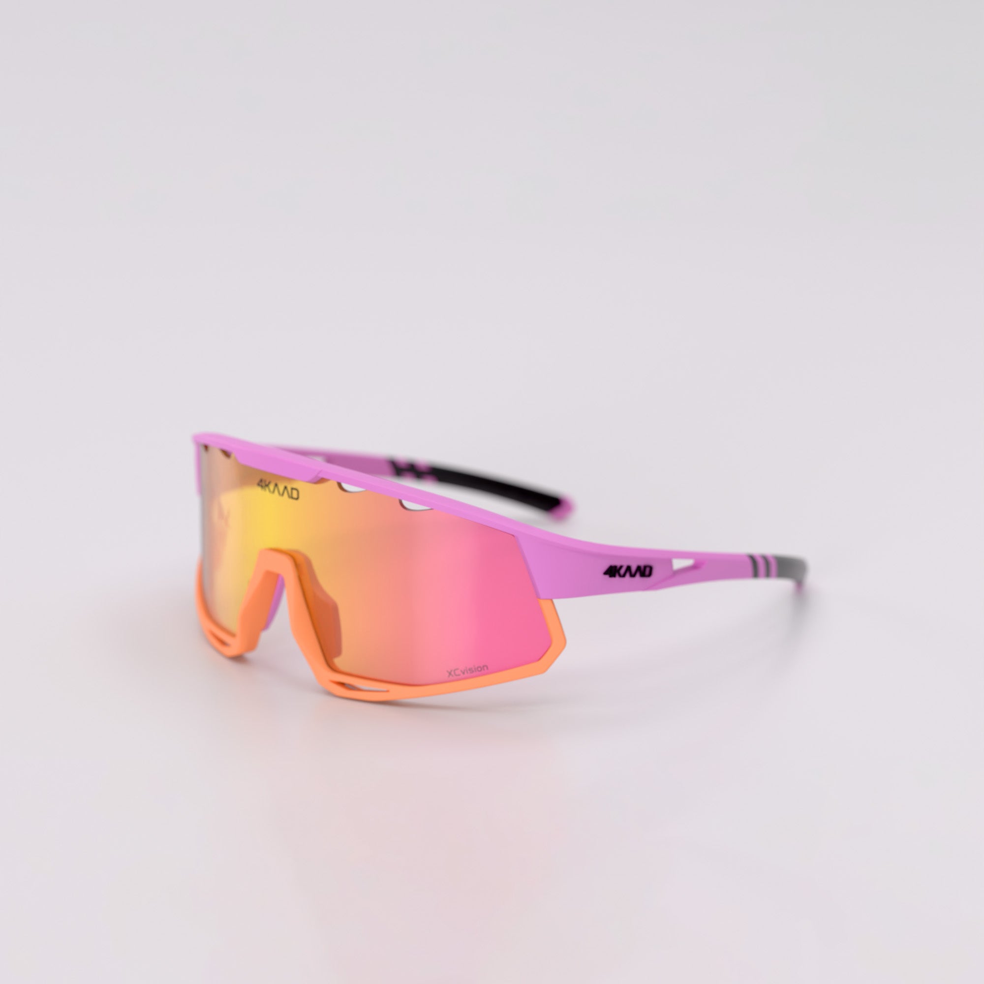 MIRADOR Sports Glasses - Pink with Pink Mirror Lens - 4KAAD