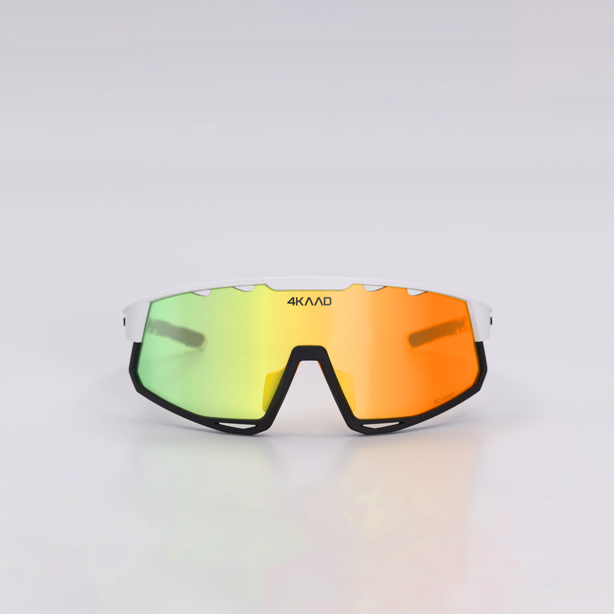 MIRADOR Sports Glasses - White & Gold Mirror - 4KAAD