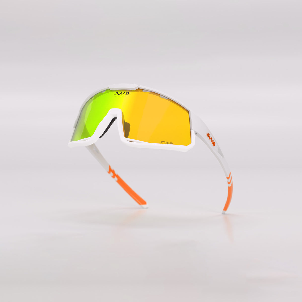 MIRADOR Sports Glasses - White & Red with ZEISS Red Mirror Lens - 4KAAD