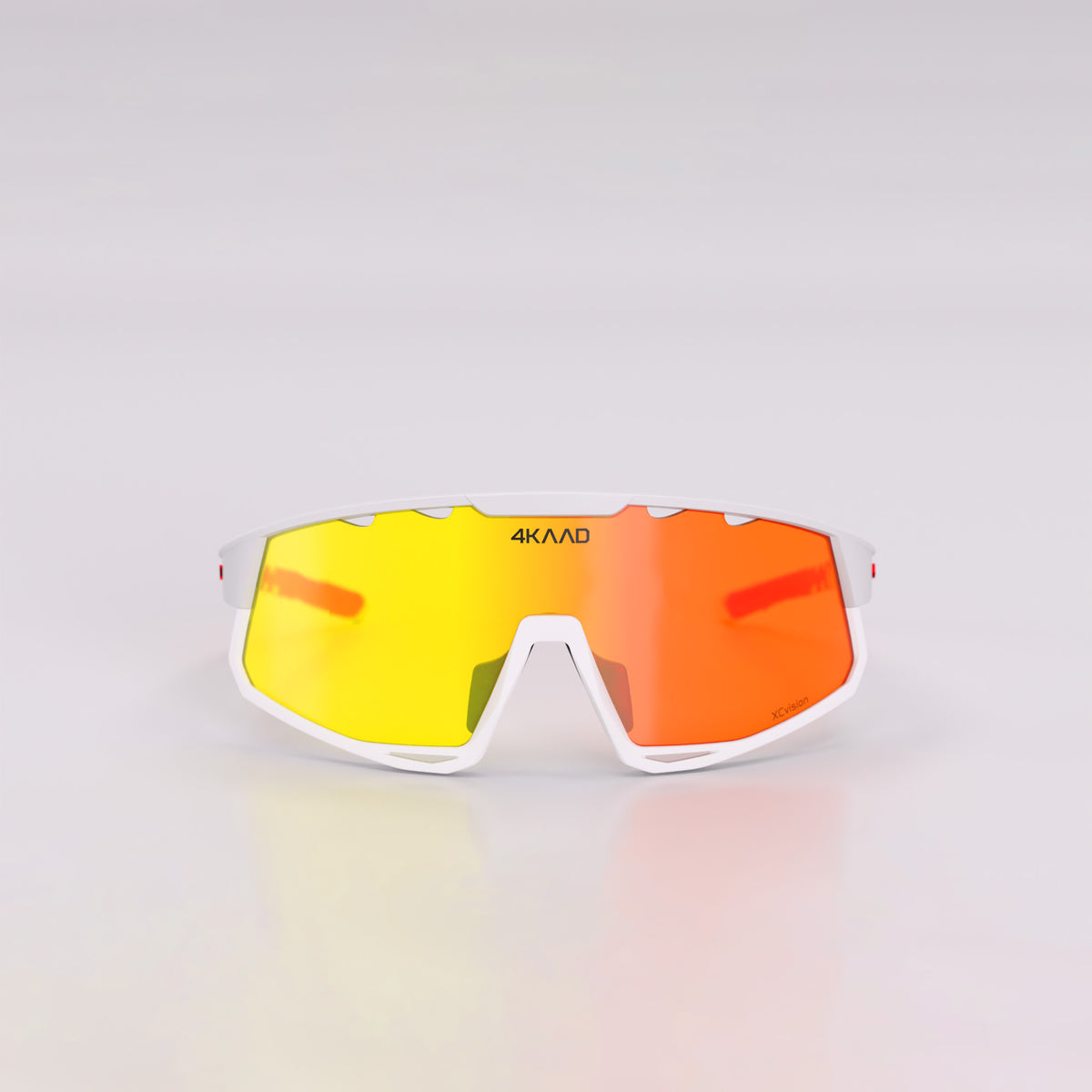 MIRADOR Sports Glasses - White & Red with ZEISS Red Mirror Lens - 4KAAD