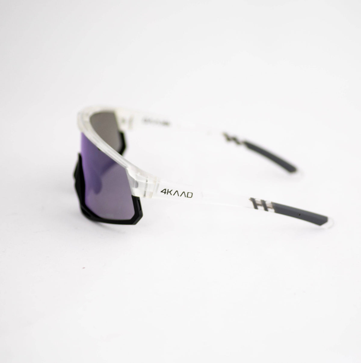 MIRADOR Sports Glasses - Transparent Matte with ZEISS Silver Blue Mirror Lens - 4KAAD