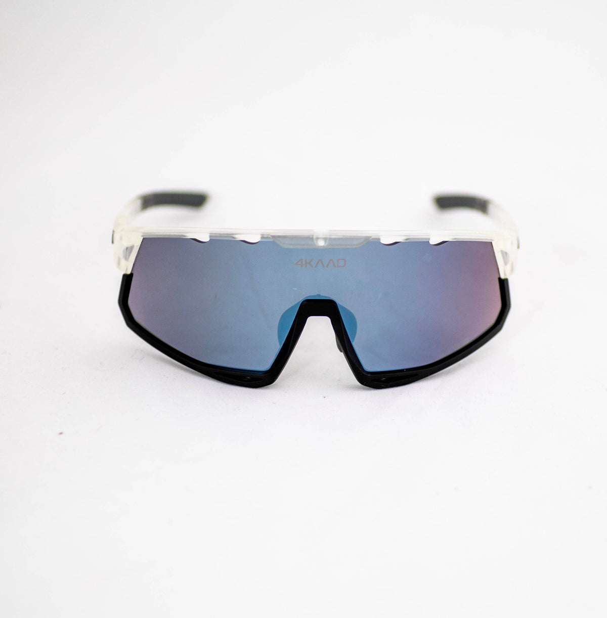 MIRADOR Sports Glasses - Transparent Matte with ZEISS Silver Blue Mirror Lens - 4KAAD