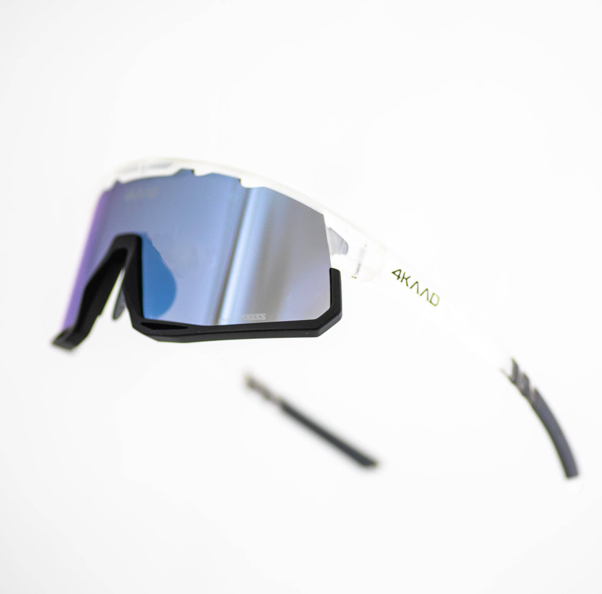 MIRADOR Sports Glasses - Transparent Matte with ZEISS Silver Blue Mirror Lens - 4KAAD