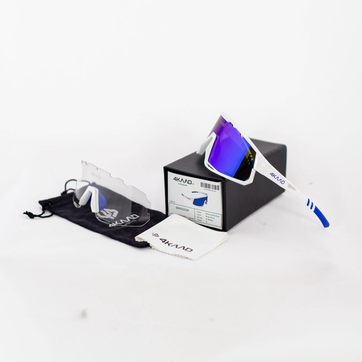 MIRADOR white, blue Multi Layer Mirror Lens - 4KAAD