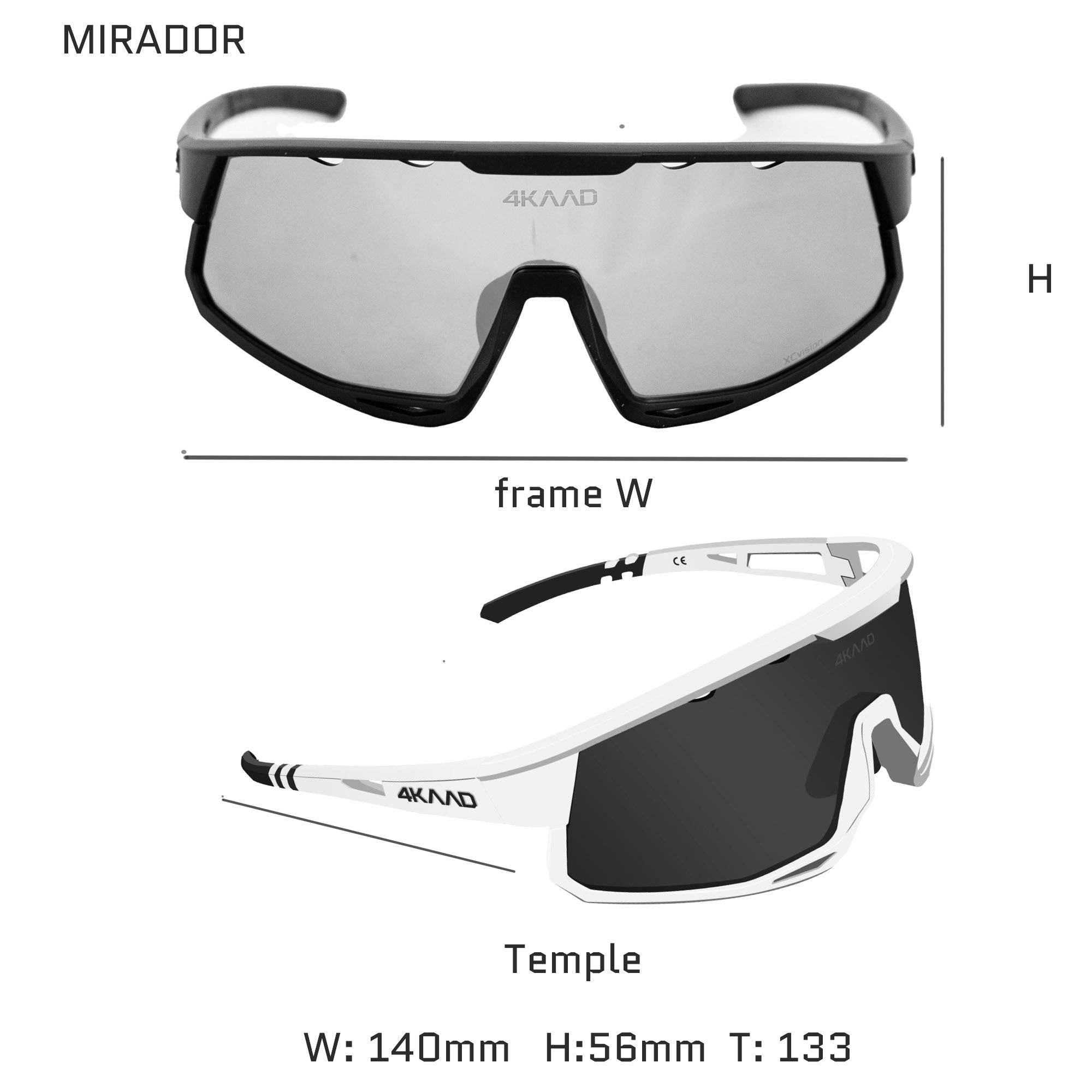 MIRADOR white, blue mirror - 4KAAD