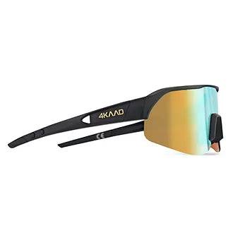 Pulse Active Sport Sunglasses - Black & Gold  Multi Layer Mirror lens - 4KAAD
