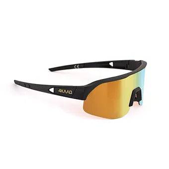 Pulse Active Sport Sunglasses - Black & Gold  Multi Layer Mirror lens - 4KAAD