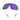 PULZA LIGHT purple, purple XCvision MULTI LAYER MIRROR lens - 4KAAD