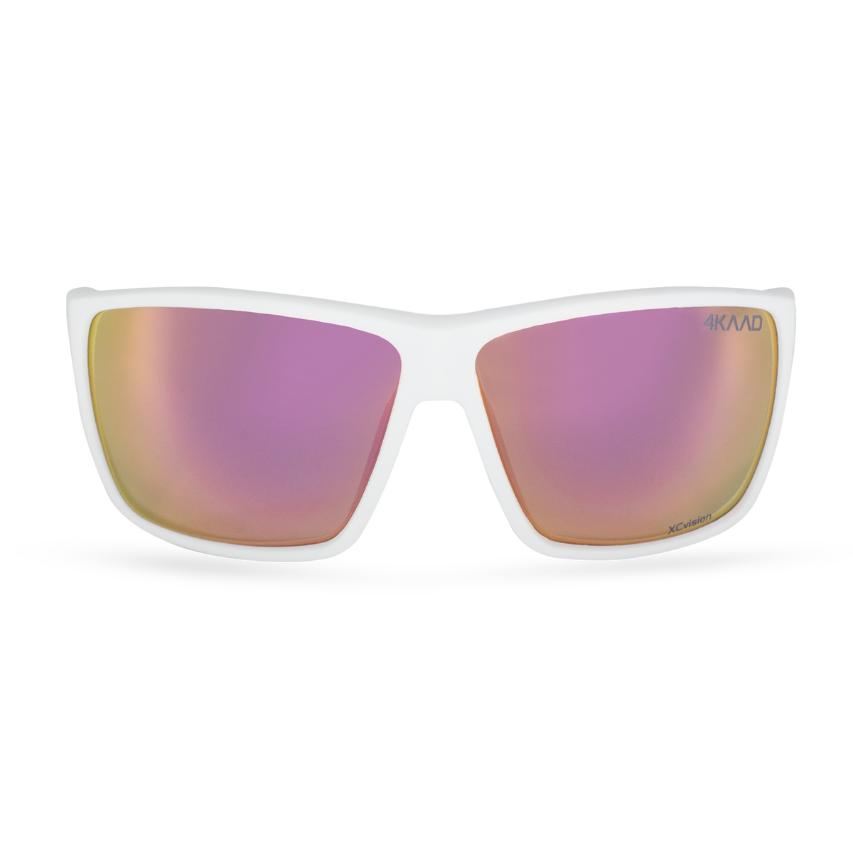 SUNSET SPORT white matt, pink Multi Layer Mirror XCvision lens - 4KAAD
