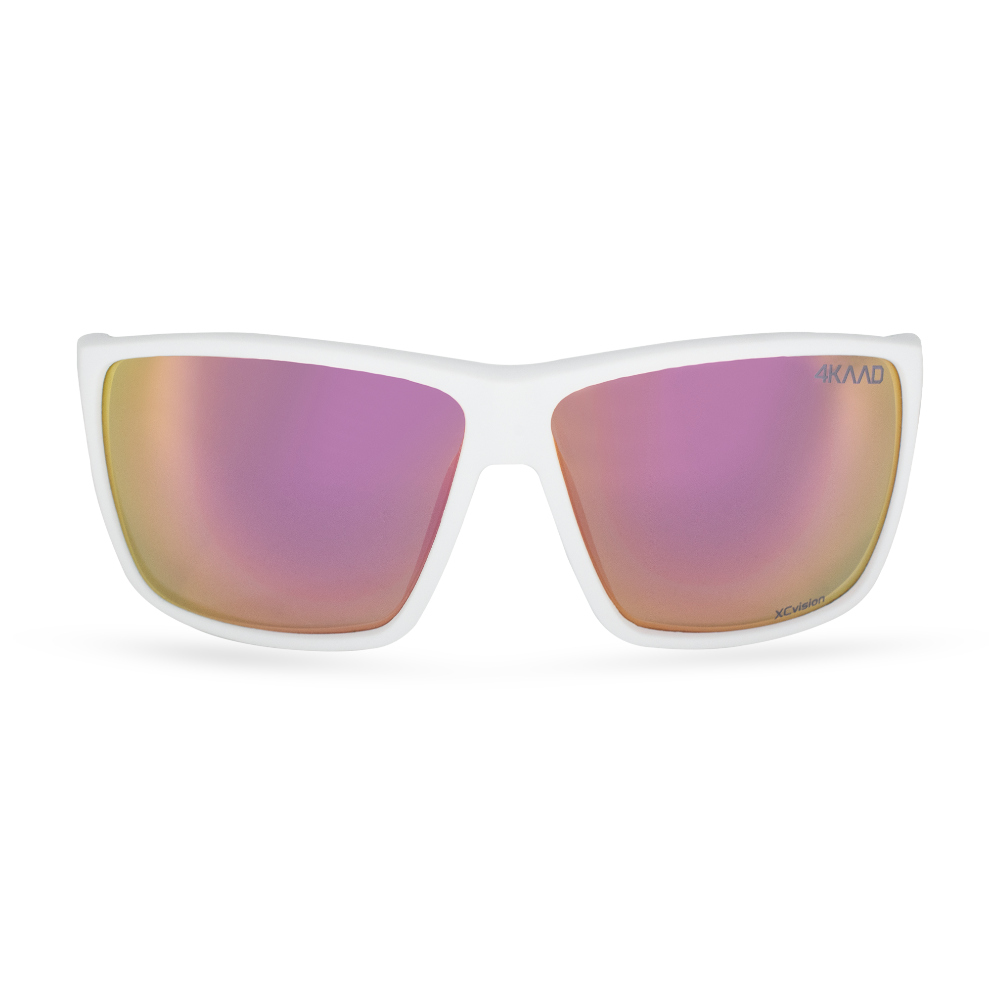 SUNSET SPORT white matt, pink Multi Layer Mirror XCvision lens - 4KAAD