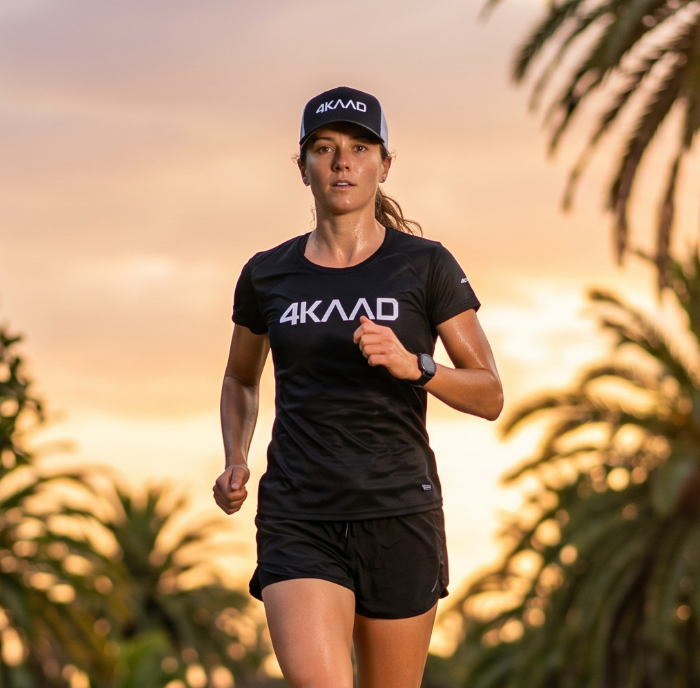 Tri Mesh Cap, black white - 4KAAD