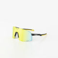 BEAT RACE Sports Glasses - black gold, with gold MULTI LAYER MIRROR lens - 4KAAD