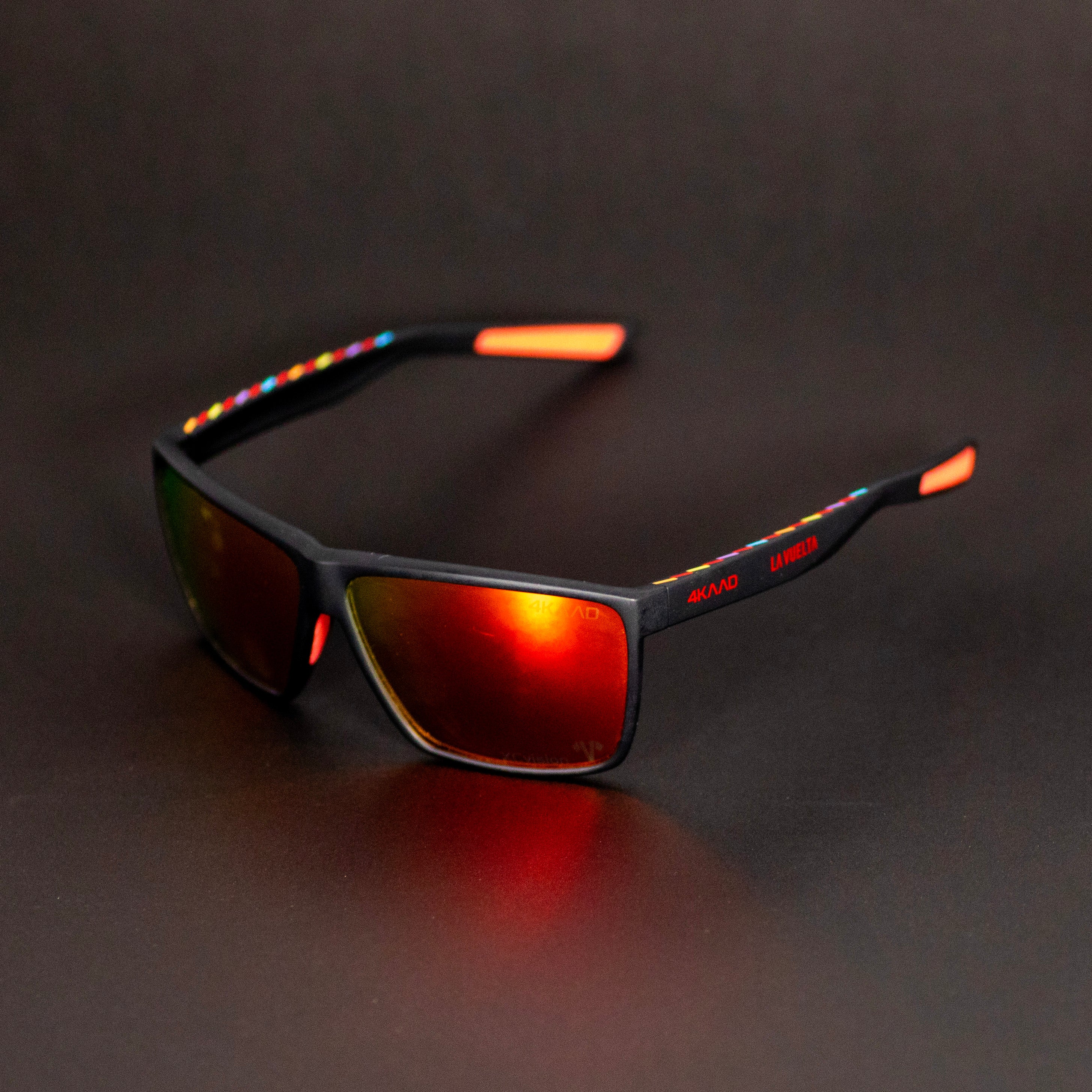 SUNSET SPORT La Vuelta black, red XCvision MULTI LAYER MIRROR lens - 4KAAD