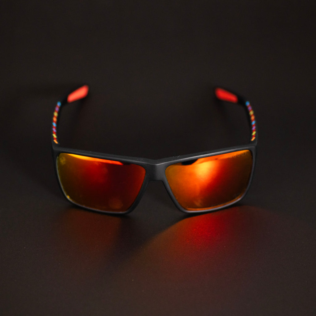 SUNSET SPORT La Vuelta black, red XCvision MULTI LAYER MIRROR lens - 4KAAD